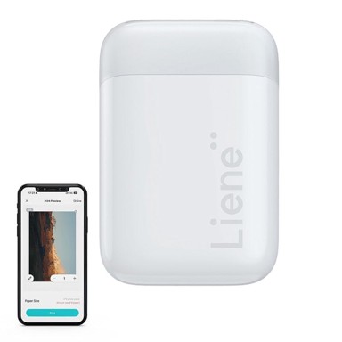 LIENE Prijenosni foto pisač Pearl, 2 x 3", bijeli